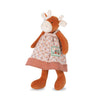Charlotte the Cow by Moulin Roty in 30cm size—larger plush version with soft textures & embroidered details. Available at Michelle Kindness Design.