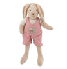 Sylvain the Rabbit by Moulin Roty in 50cm size—large plush rabbit with soft fur & embroidered details. Available at Michelle Kindness Design.